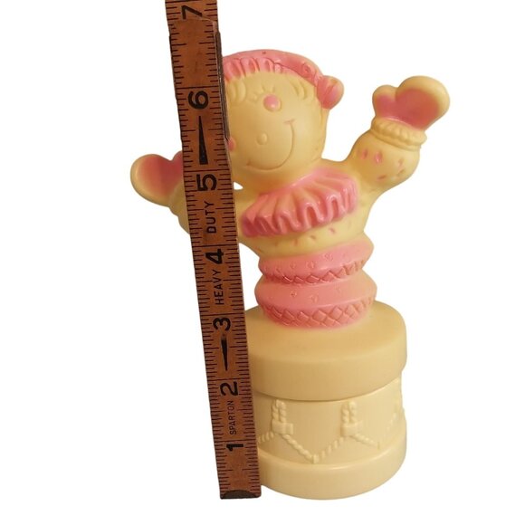 Vintage Jack In The Box Diaper Cream Baby Infant Clown Decor Avon - Picture 8 of 9